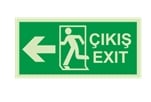Çıkış Exit Sol Ok Lümen
