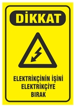 Dikkat Elektrikçinin işini Elektrikçiye Bırak
